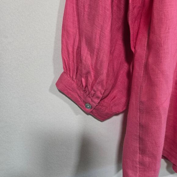 J Jill Popover Pink Blouse. Size Small. - Picture 10 of 10